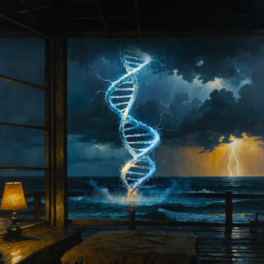 The Storm Sleeper Sound DNA art